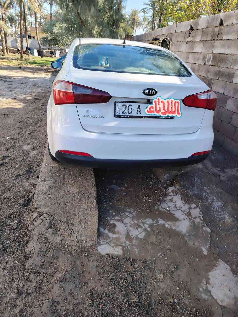 سلام عليكم كيا سيراتو موديل 2015 بيع ومراوس
محرك وكير كفاله على شركه ما مفتوح تتفئه تبريد شغال سياره جاهزه صدر 80٪صبغ بدون دواخل ابيع حزام وسونار موجود بل منشور سياره خليجي مكينه 1600 بلادي سنوية الغايت 2031 بسمي السياره تحويل ثاني يوم سعر 100ورقه  بيهه مجال رقم تلفون *********** واتساب موجود وخاص هم موجود

