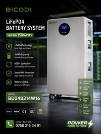 🔋 وصول دفعة جديدة إلى العراق 🔋 بطارية BICODI الأصلية بسعة 16KW متوفرة ...