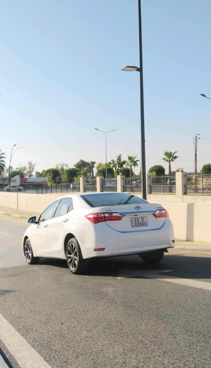 تۆ‎یۆتا کرۆلا خلیجی 2014 مواصفات XLI
‎مەکینە گەورە 2.0دێت 
کوشن جلد
کوشن قەیسی
ناو فۆرمیکا
عساس
شاشة ئايباد
كاميرا
لايت ليد
‎سوکان ڤۆلیۆم 
‎سفری شەیکە  
‎ویل کەپ 5
‎4 جام کارەبا 
‎ئاوێنە کارەبا 
‎ئاوێنە ئیشارەت 
سبي بةفري
یەک چاملخی تعديلة لةكةل يةك جةمبي خفيفي بشتي هةية 

‎سەنەوی و رةقةم  تازەیە تا 29
‎گێر و مەکینە بە شەرت نەکراوەتەوە 
‎تەحویل و غرامە و وکالە بە شەرت
***********
١٤٣ ورقة Singapore
