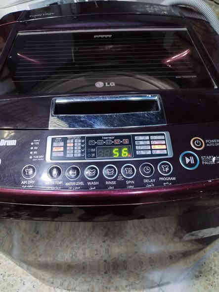 غساله Lg حجم 16 كيلو نظيفه لون ماروني بغداد قرب حي أور
***********
