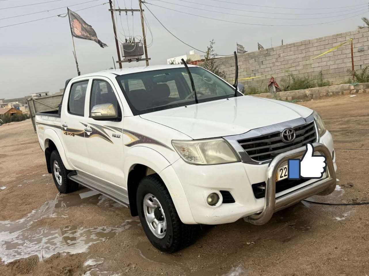 السلام عليكم هايلوكس فور ويل كاز كاز 2015 رقم اربيل بأسمي تحويل وكاله حاضر  السياره كلها بلاد كفاله  ماعدا اكو بارد قليل 
السعر 195 وبيها مجال 
***********
