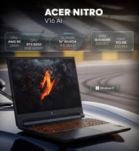 Acer Nitro V16 • RTX 5050 • Ryzen 5 240H
