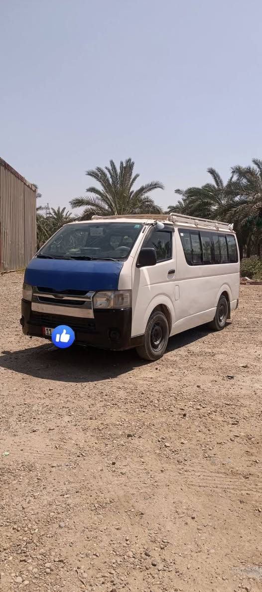 للبيع تيوتا هايسه زعره 2007 رقم بغداد نكليزي كير مكينه أكسل تبريد منضومه غاز مكفولة من الضربه بيها مكانات صبغ سياره جاهزه السعر 120 للاستفسار اتصل *********** مكان بغداد

