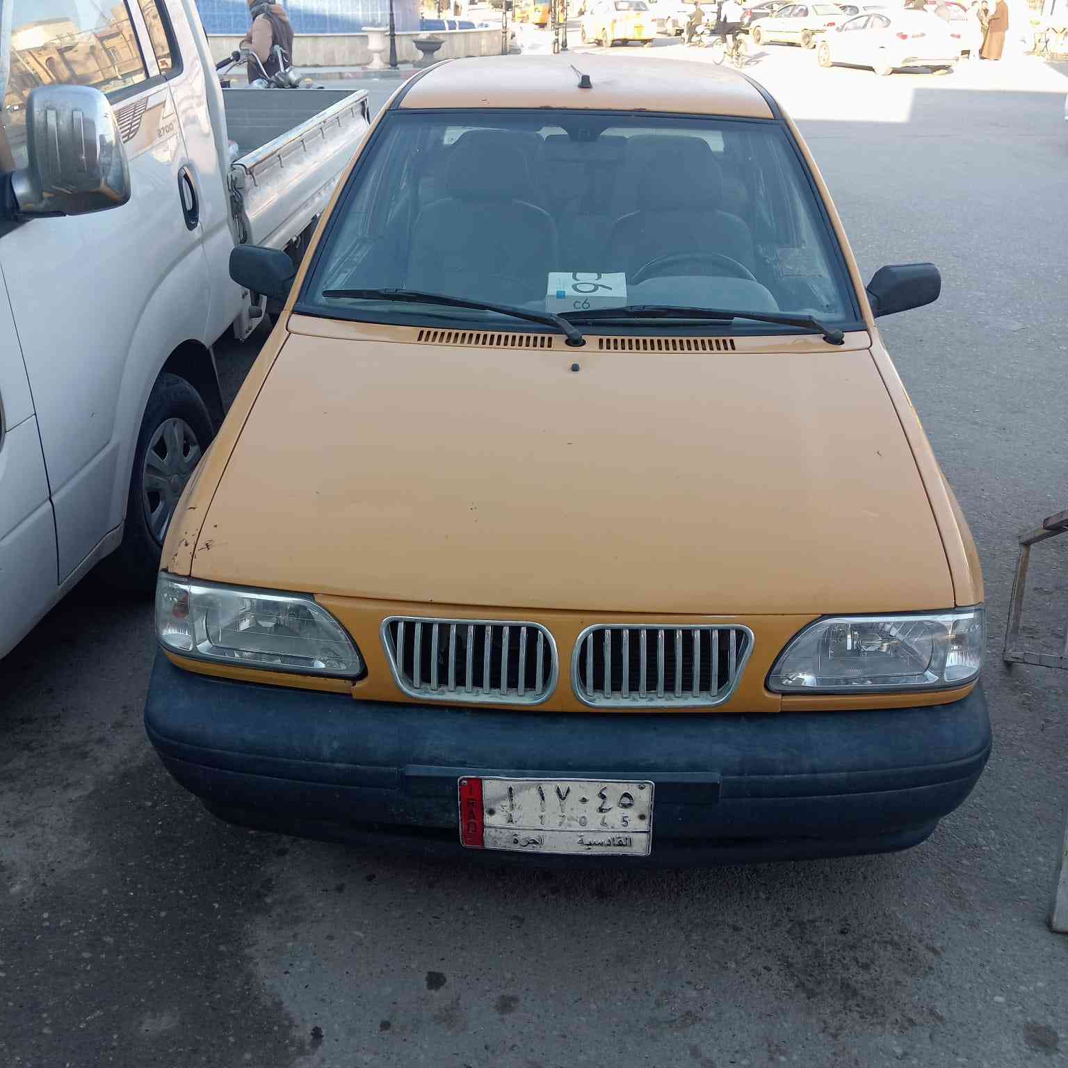 سلام عليكم سايبه ٢٠١٦ مكفوله كفاله عامه بسمي مصفره هيه وغرامات سياره جديده تجم تاير جديد بعدني ما شاده السعر 35 مكان السياره السماوه الوركاء مكلف بل نشر ***********
