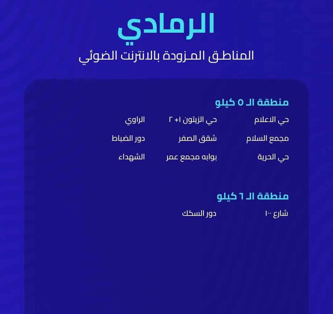 السلام عليكم شركة الرحمه للانترنت الضوئي مسوين عرض 3 أشهر ب45 الف للعلم العرض يشمل BEIN SPORTS لعبات كأس العالم+ فودو للافلام والمسلسلات الي حاب يسحب نت ضوئي يتواصل ويايه عله هذه رقم *********** Singapore
