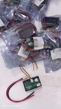 مقياس لوحة رقمي • فولتميتر أميتر • شاشة LED مزدوجة