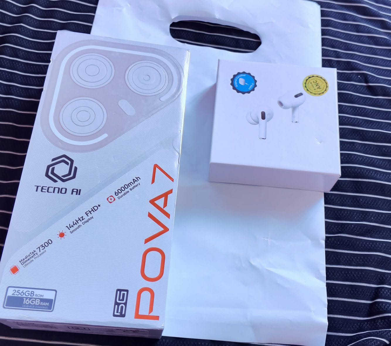 TECNO POVA 7 5G
ستخدام اقل الشهر نضيف ومكفول تاخذه ع فحص
ببجي 90 فريم 
كامل ملحقاته 
اخذته 370 
رايده 325 ويا هديه ايربوتت


**إذا كنت صاحب هذا الإعلان وتريد حذفه لأي سبب، رجاءا أرسل رسالة إلى الدعم الفني**
