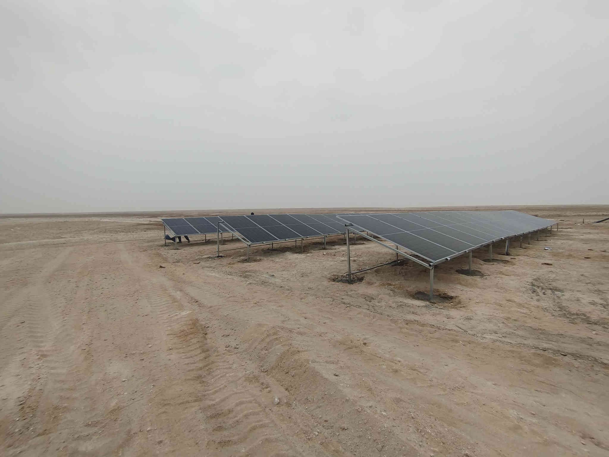 تم انجاز مشروع غطاس زراعي
متكون 60لوح لونجي اصلي 620واط
انفيرتر زراعي ثري فيز 30kw
قواعد حديد مغلون 
اسلاك خاصه 
بورد حمايه متكامل 
***********
***********
