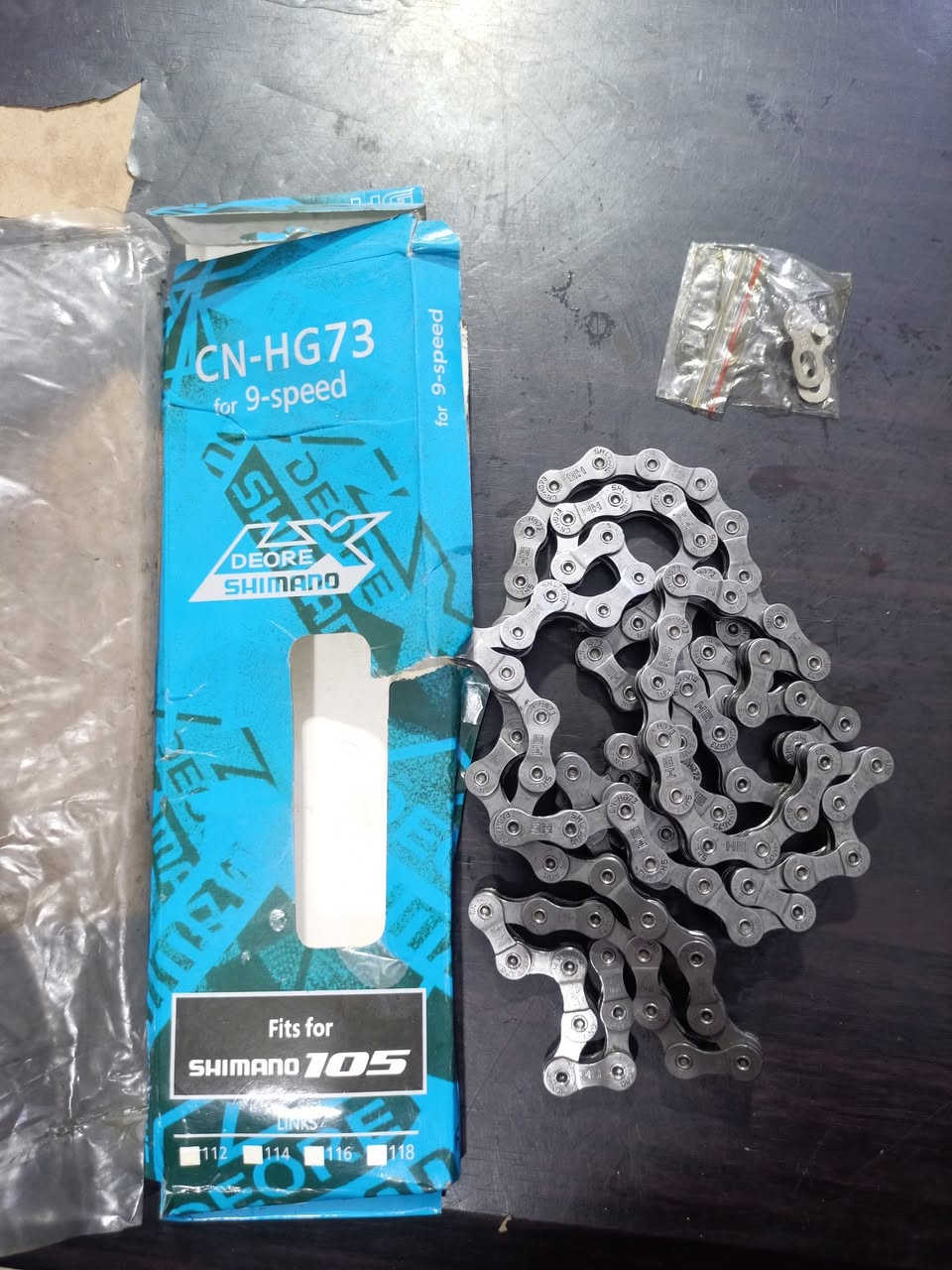 السلام عليكم
متوفر زنجيل 9 speed مستخدم وجديد 
السعر 10 وبي مجال


**إذا كنت صاحب هذا الإعلان وتريد حذفه لأي سبب، رجاءا أرسل رسالة إلى الدعم الفني**