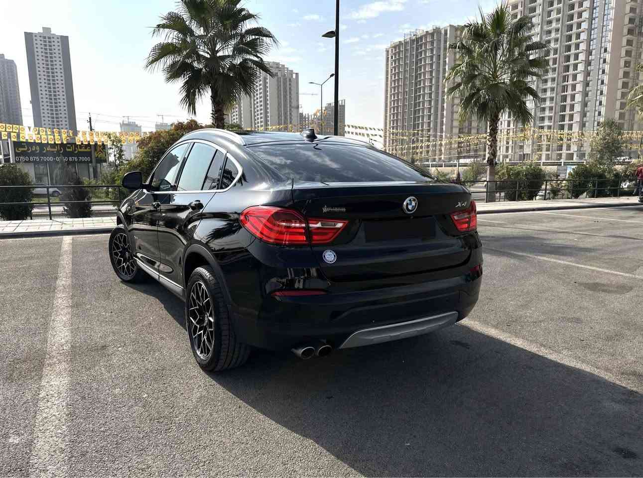 بي ام دبليو 2015 BMW x4 وارد خليجي
 وكالة العروش مكفولة كفالة عامة 
من الصبغ والضرر والتبديل 
مواصفات فول حيل جديدة ونظيفة 
 محرك اربعة سلندر Twin Power Turbo
سلايد روف  خمس كامرات 360 
حساسات خلفية امامية ولايت وبك لايت LED 
بصمة تشغيل وانارة ترحيب وصندوق كهرباء ومري جانبية متحركة كهرباء نظام X Drive مع ذاكرة خزن شاشة كبيرة للاعطال وثلاث انظمة للقيادة 
رقم اربيل بأسمي شخصيآ 
فحص وهزة وارقام وسنوية كله جديد
ماشية 135 الف

للاتصال
*********** أربيل, العراق
