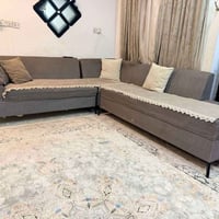 ديوان ٨ مقاعد • خشب ثقيل • اسفنج وقماش سليم