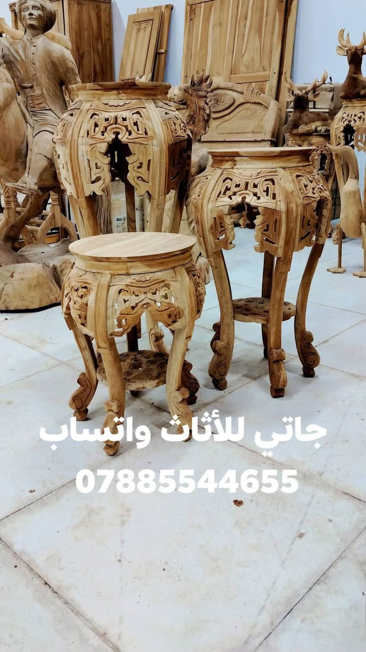 سيت طبلات ثلاثي نحت و زخرفة يدويه صاج اندونيسي
لطلب والاستفسار
 واتساب ***********
#اثاث #طبلات #جاتي

