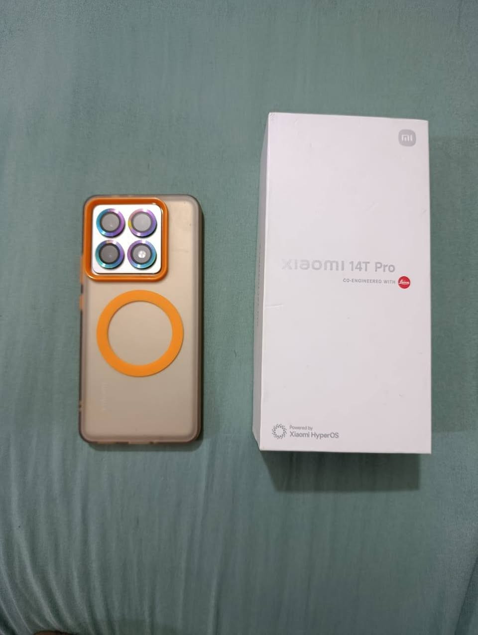 شاومي 14 T PRO 512 
لون تيتانيوم 
نضافة 100٪
ملحقات كاملة 
مع كفر اضافي اصلي و لسقات حماية كاميرا 
السعر ٥٥٠ لا يوجد توصيل
بغداد مدينة الصدر ***********
