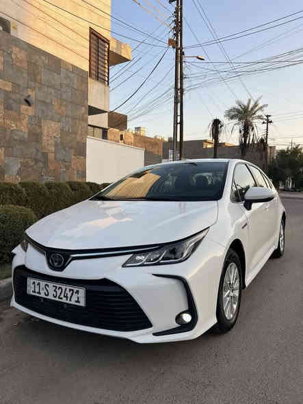 السلام عليكم 
كورلا شكل الخليجي هايبرد وارد صيني 

رقم بغداد باسمي هزه وسنويه وارقام كلها جدد 

موديل 2022 الوجبه الاولى 

ماشية 23 الف فقط (سويجات الشركه + الارضيات كلهن جدد وياها )

مواصفات اعتياديه 
بصمه 
تحديد مسار + رادار امامي 
اتو هولد + سايد بريك بصمه

مكفوله من الصبغ والفتح والتبديل 
بيها بارد بالباب على قدر 4 اصابع فقط والباقي مكفول 

رايدها ب134 وبيها مجال بسيط 
مكاني بغداد حي الجامعة وهذا رقمي ***********
*********** واتس اب
