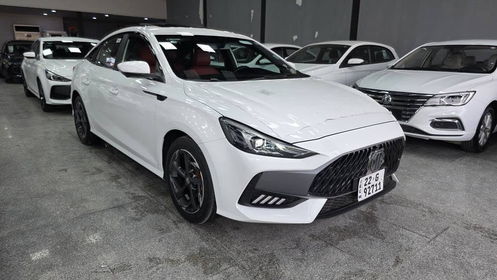 ئێم جی  MG GT 2023 Sport
تەنیا 26 هەزار ڕۆیشتووە. بێ بۆیاغ بێ ساردی
فول مواصفات.بەصمة.سلاید.برێك کارەبایی.
شاشەو 5 كاميرا.ئاوێنە شەفت. کوشین جلد.
لايت زينۆن.شاشە بیلادی ئەکتیڤ.
مكان  أربيل.   ١٠٠ متری معرض تۆپ کارس 
سعر 116ورقة   موبایل    *********** أربيل, العراق
