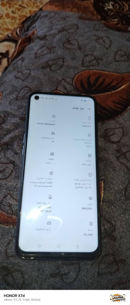 ريلمي 6
مواصفات موجوده بل صوره 
جهاز وضع شركة بدون ملحقات

للبيع بدون مروس أو معرض


**إذا كنت صاحب هذا الإعلان وتريد حذفه لأي سبب، رجاءا أرسل رسالة إلى الدعم الفني**