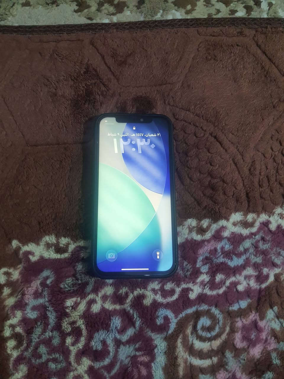 ايفون ١٢ لعادي ذاكره ١٢٨ شرق اوسط الجهاز مستبدل بي شاشه وبطاريه اصليات وبطاريه تقرا ١٠٠ جهاز شغال مابي شي سعره ٢٢٥ الف شراي يتصل على رقم *********** عنواني بغداد ولايوجد خدمه توصيل
