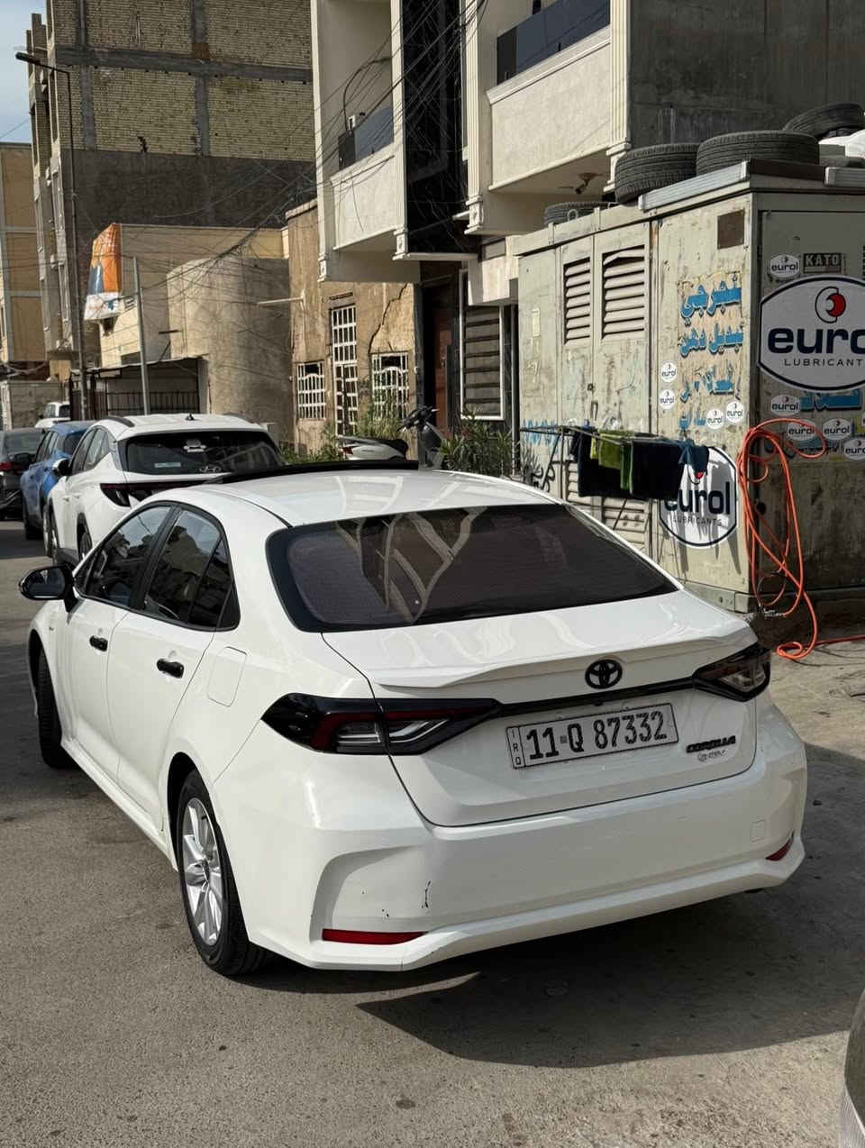 كورلا هايبرد 2024فول مواصفات ما عدا كشن كهرباء مكفولة  ما عدا الداير مال جاملغ الخلفي بي صبغ شي بسيط 
ماشية 91km 
رقم بغداد بأسمي تحويل مباشر 
هزة جديدة 
كفرات مراية أسود 
يدات أسود 
سبايدر 
علامات أسود 
بك لايت مغلف أسود 
السعر 140 $ 
مكاني بغداد 
للاستفسار الاتصال 
***********

