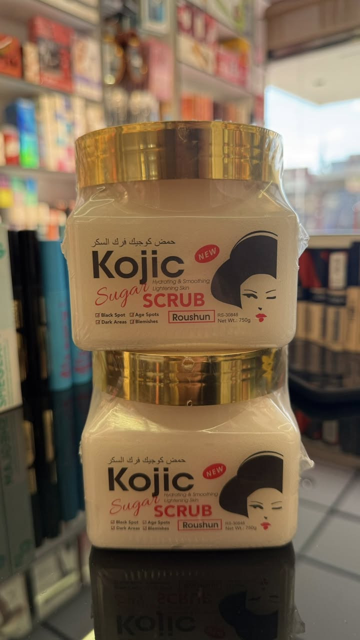 ⚫️ كريم كوجيك جلوتا للتفتيح (Kojic Gluta Whitening Cream):
 ○بعد وداع البقع السودا وهلا بالبشرة الفاتحة خلال أسبوعين بس! كريم كوجيك جلوتا الفعال يفتح ويرطب بشرتچ على طول اليوم، وينطيچ إشراقة تخبل.
 ○بعد وداع البقع السودا وهلا بالبشرة الفاتحة خلال أسبوعين بس! كريم كوجيك جلوتا الفعال يفتح ويرطب بشرتچ على طول اليوم، وينطيچ إشراقة تخبل.
 ○مو بس تفتيح، هذا الكريم ترطيب عميق ويصلح خلايا الجلد التعبانة. كوجيك جلوتا يخلي بشرتچ تتنفس وتصير وردة من أول استعمال.
————————————————————
⚫️ لوشن الجسم كوجيك + بيور كولاجين (Kojic + Pure Collagen Glow Body Lotion):
 ○نعومة وإشراقة تدوم: "لوشن كوجيك بالكولاجين الصافي لبشرة تضوي وتصير حرير طول اليوم. يقلل البقع السودا وعلامات التقدم بالعمر ويخلي جسمچ كله ينور بجمال طبيعي.
 ○العناية الطبيعية الفاخرة: "دَلّلي بشرتچ بالعناية الطبيعية من كوجيك. لوشن غني بالكولاجين ينعم ويرطب جسمچ بعمق وينطيه لمعان صحي يجنن.
———————————————————-
⚫️ سكراب كوجيك بالسكر (Kojic Sugar Scrub):
 ○سر البشرة المشرقة: "عرفتي سر البشرة الصافية الخالية من البقع والعيوب؟ سكراب السكر من كوجيك! يقشر بلطف ويفتح ويوخر البقع السودا ويوحد لون البشرة.
 ○جددي بشرتچ وحصلي على نعومة مو طبيعية ويا سكراب كوجيك. يخلي بشرتچ تتنفس وتضوي بجمال ماكو منه، وتصيرين جاهزة لأي مناسبة!
 ○مو بس تفتيح، هذا الكريم ترطيب عميق ويصلح خلايا الجلد التعبانة. كوجيك جلوتا يخلي بشرتچ تتنفس وتصير وردة من أول استعمال.
———————————————————
للحجز ***********
سارعو بالحجز الكميات محدودة 
عنواننا: قضاء بلد /شارع العريض/مجاور حراير او بلد مول
#كوزمتك_ليا_بيوتي #متابعة_فضلآ_وليس_أمرآ #العراق #تفتيح #عناية_بالبشرة

