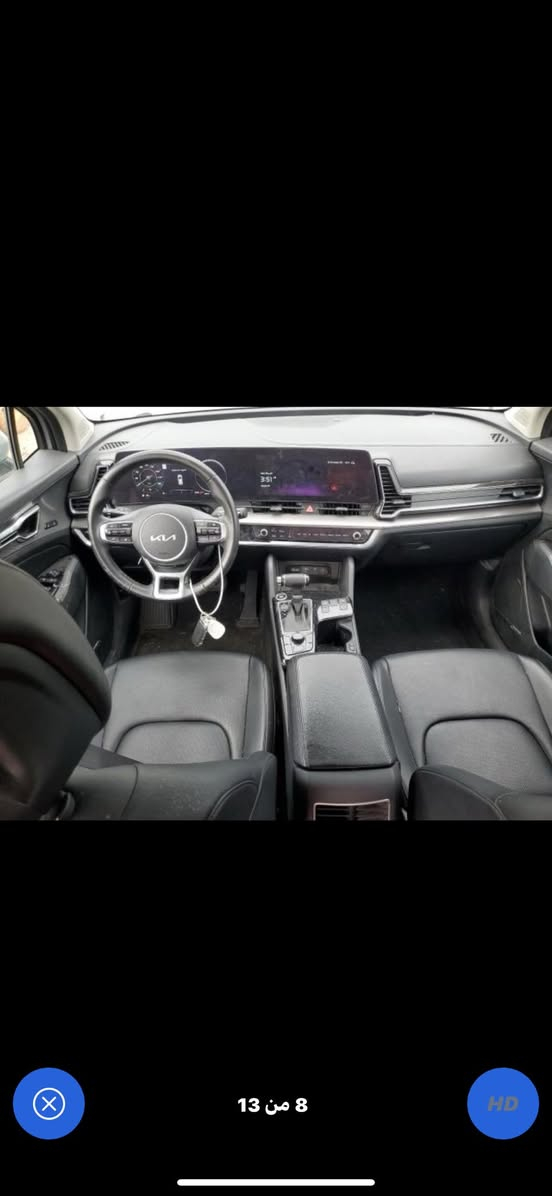 السلام عليكم سبورتج sx لون اسمنتي وارد امريكي حادث موضح بل صور صور مزادها بل منشور بدون ايرباك
موصفات لsxمعروفه
بنوراما
رادار امامي وخلفي
تحديد مسار قياده اليه
مثبت سرعه
كشنات جلد +تدفائه بل كشنات
شاشه متصله
قطعتين تبريد+تبريد بلاد شغال
سياره احله من صور
ماشيه ٢٤ الف ميل
السعر223 وبيها مجال بسيط 
موديل ٢٤
***********
