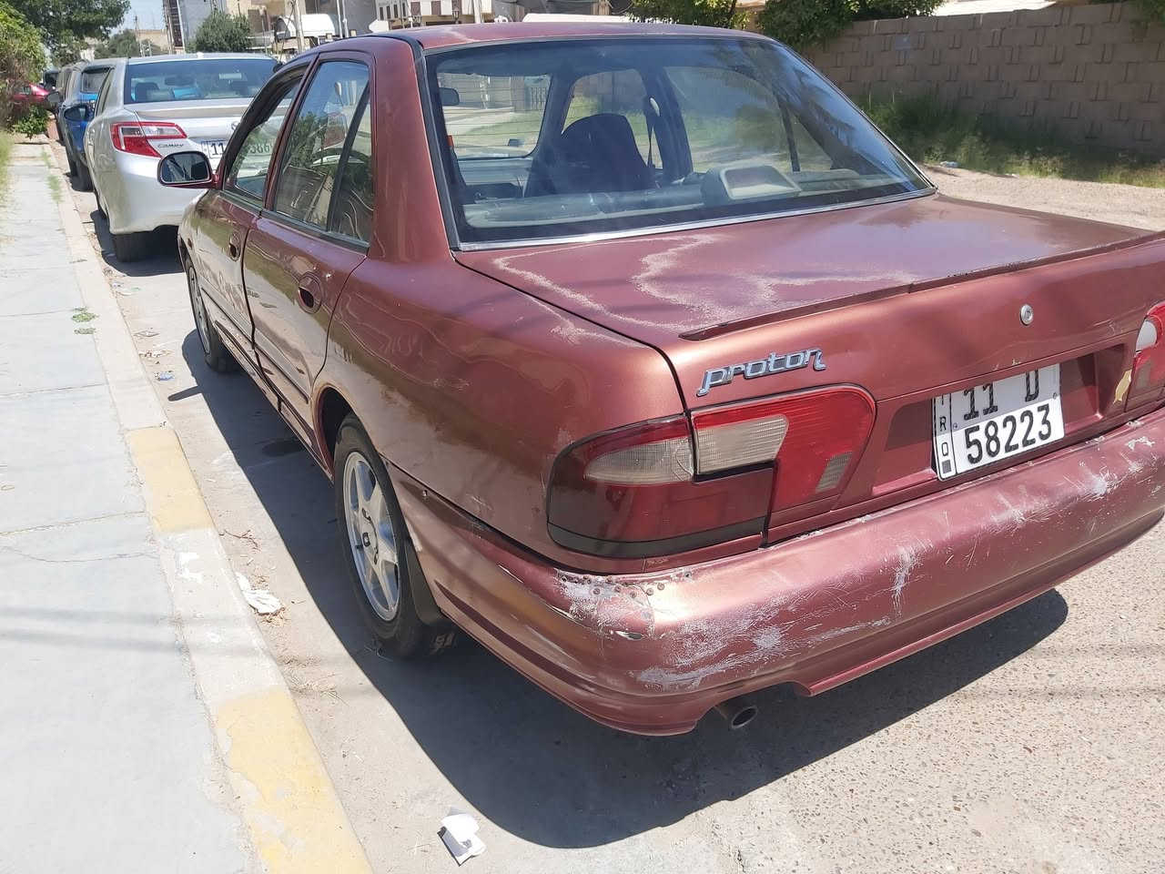 بروتون ٢٠٠٤ بلاديه جاهزه نقصها فقط تبريد بسمي  سنويه مكان بغداد العامريه *********** سعر ٤٠ ورقه تراي وين يعجبك شغل وطلع مال جناي
