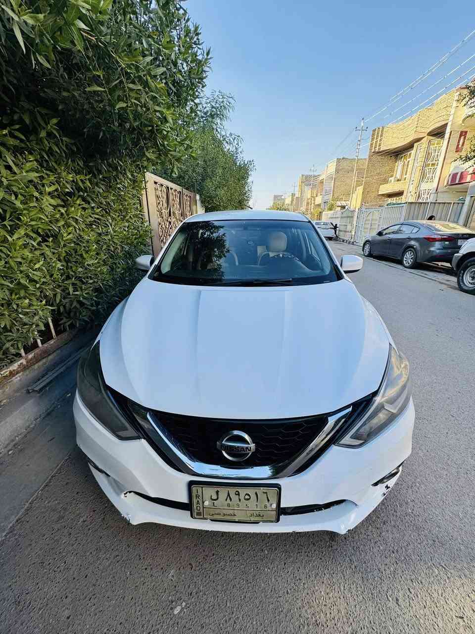 السلام عليكم نيسان سنترا 2019وارد أمريكي 🇺🇸 ماشيه ١١٧m ابيضّ بيه عته بالكير ابدايت المشي حادثها جاملغ امامي جهة الأيمن وجاملغ خلفي جهة السايق فقط طخات بسيطه  مثل ما موضح بالمنشور/  السعر 92 وبيه مجال اي استفسار خاص او ***********
العنوان بغداد البنوك
