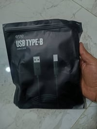 كيبل ايفي • كيبل USB • كيبل تايب بي • كيبل 1.8 متر • وصلة شحن • وصلة ب...
