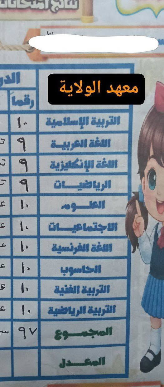 نتائج امتحانات نصف السنة 

يعلن

معهد الولاية 
الاول في #كربلاء_المقدسة 
عن البدء التسجيل 
للعام الدراسي 2026/2025
الابتدائية _المتوسطة_للسادس الاعدادي بفرعيه _المهني
 

 دفع المبالغ بالتقسيط 

كادر تدريسي مختص

قاعات مكيفة مجهزة للدراسة 

 توفير ملازم خاصةً بالمعهد

جدول مناسب لجميع الطلاب

 يشمل نظام المعهد امتحانات يومية وفصلية وشاملة

متابعة يومية وتقارير دورية لمستوى الطالب 

برنامج خاص للتواصل مع اولياء امور الطلبة

#المقاعد_محددوة
بادر بالتسجيل واحجز مقعدك

للاستفسار التواصل على رقم

***********

العنوان كربلاء_مقابل مرقد الحر مجاور صيرف اليساري

✨ انضموا إلينا وحققوا النجاح مع معهد الولاية 

#معهد_الولاية

https://t.me/al_alwilaya

‏تابع قناة معهد الولاية في واتساب: https://whatsapp.com/channel/0029VbAFjba4IBh7GkBkAa2d

https://www.facebook.com/share/15j3eNdxuV/

https://vt.tiktok.com/ZSr29GcXw/
