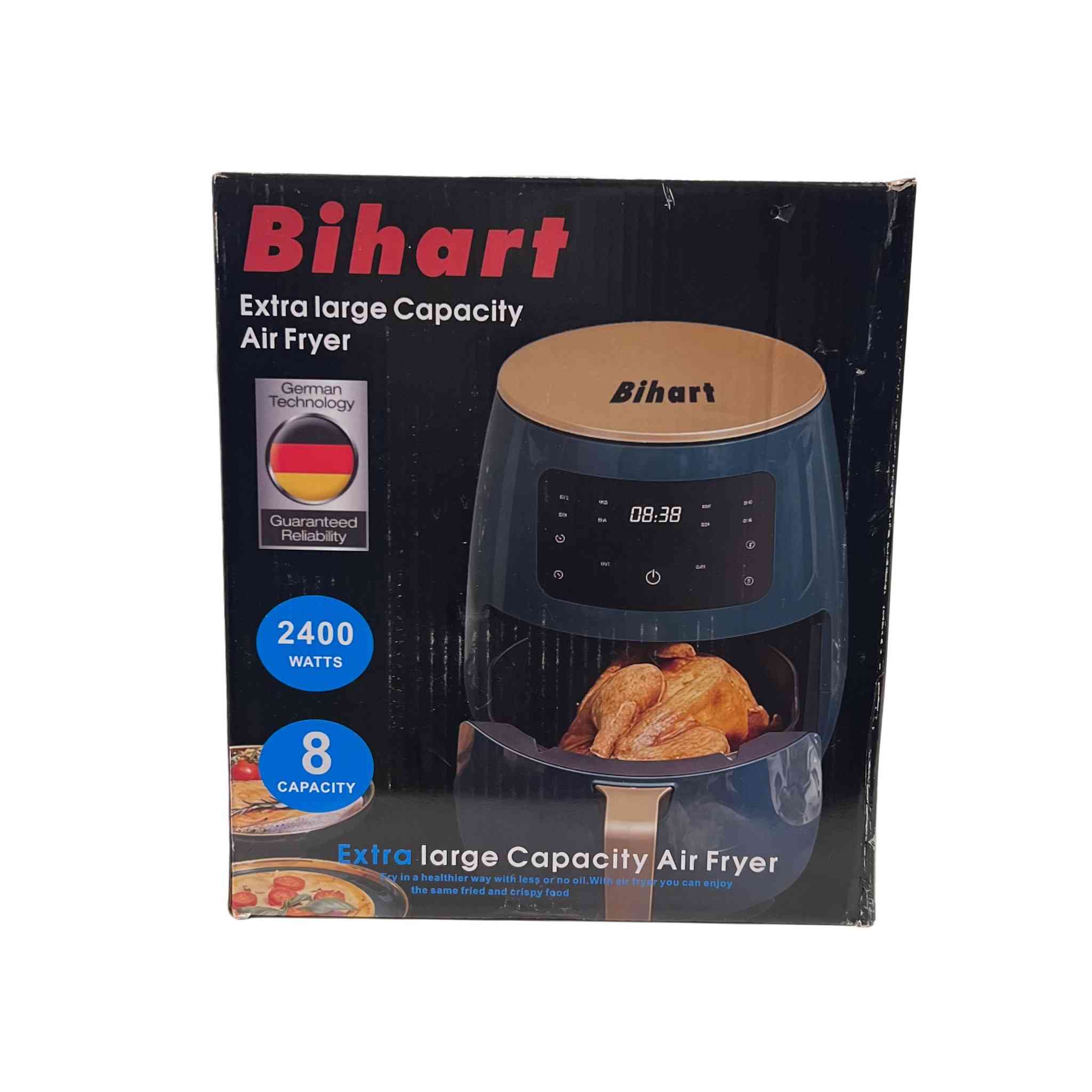 ✨ طعام أكثر… صحة أكبر… مع Bihart Air Fryer 8L – 2400W  
> 🍟 بطاطس مقرمشة، 🍗 دجاج مشوي، 🥦 خضار صحية… كلها بلمسة واحدة!  
>  
> اختر القوة والسعة… اختر Bihart.  
السعر ٣٧ ألف 
للحجز وات ساب ***********
Bihart #قلايةهوائية #بدونزيت #طعامصحي #سعةكبيرة #مطبخ_عصري
