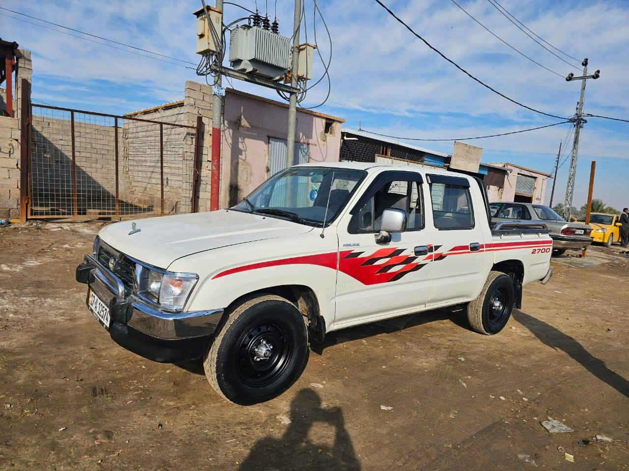 هايلوكس مديل 98 كفاله عامه

حداديه وتايرات جدد محرك كير شرط 

كهربائيات كله شغاله تبريد تدفه 

رقم مثنى انكليزي لل 30 سياره جديده ماعايزه برغي

السعر 90 وبيه مجال حق
للاتصال ***********
