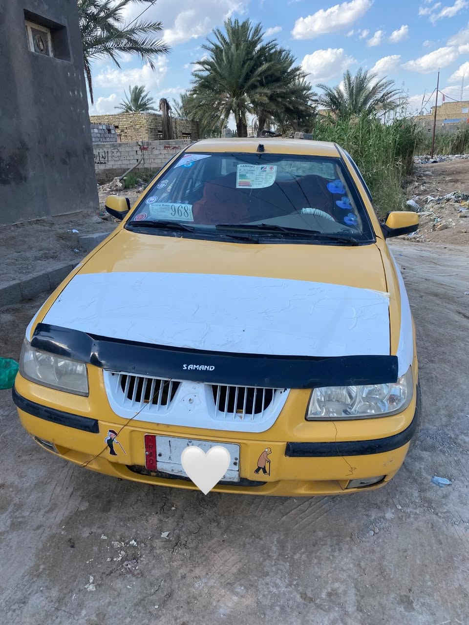 سلام عليكم من رخصت المدير الكروب
سمند موديل 2012 سنويه مجدده لحد 2029 مصفره هيئه غرامات +تحويل مباشر سياره جديده مصبوغه صبغ عام للجماليه دواخل نضيفه كهربائيات شغاله لايتات زنون +حداديه نص عمر سياره مال جناي مكان الديوانيه سعر 30وبيه مجال رقم الهاتف *********** ما متواجد عل فيس
