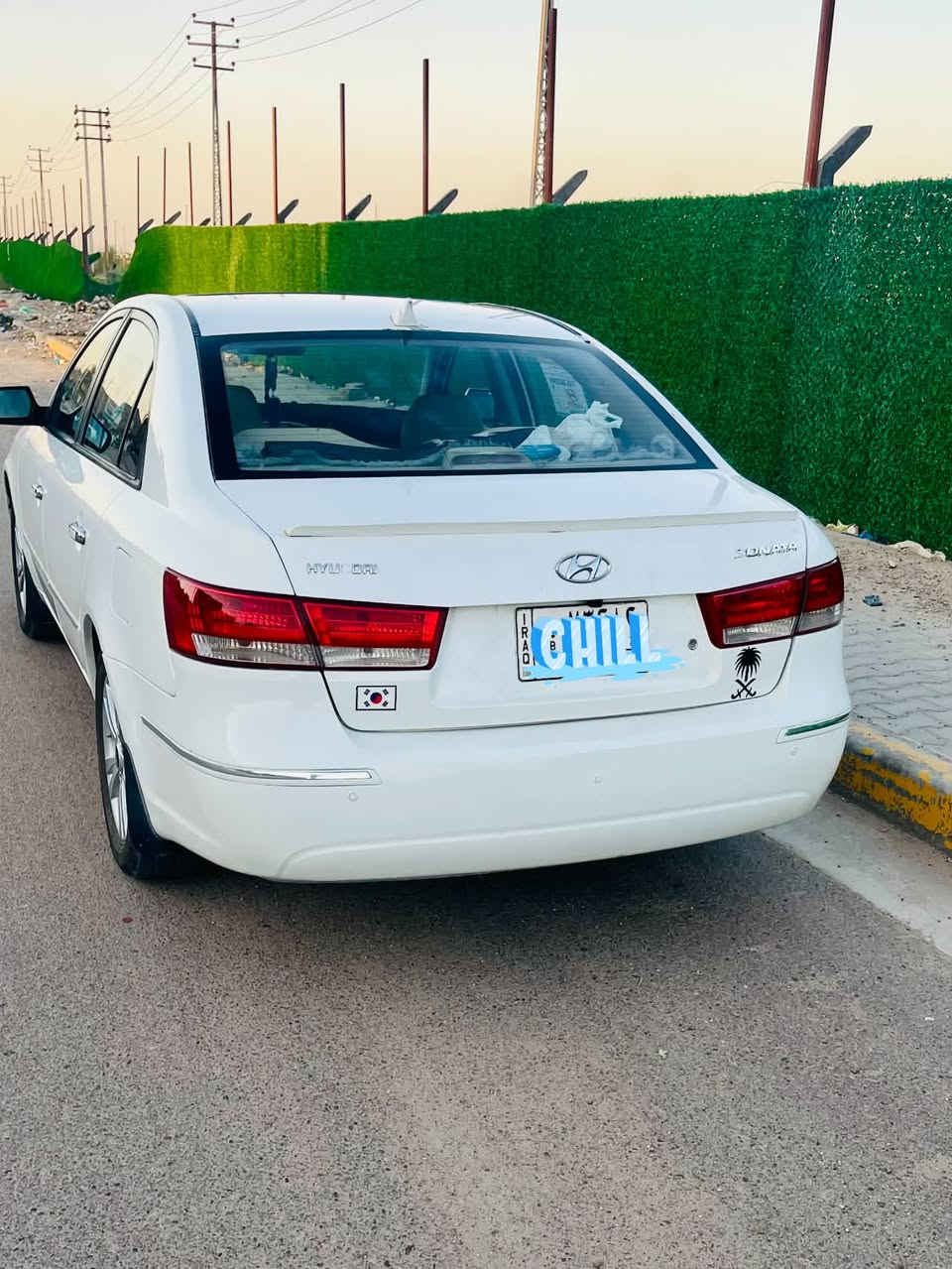 السلام عليكم
 سوناتا 2009 خليجي - لون أبيض
محرك كبير بلادي
تبريد ثلج
تخم تايرات جديد
حدادية جديدة
شاشة مواصفات
فتحة سقف 
مرايا شفط + إشارات بالمرايا
صبغ حزام أثر جراد فقط
فحص سونار وين ميعجبك
رقم بغداد باسمي

📞 للاستفسار:
***********📱 واتساب واتصال
