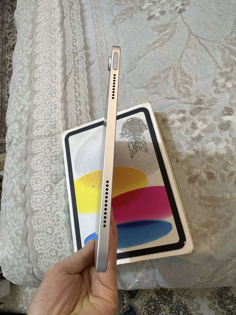 ايباد 10 ذاكرة 64 
سعر 350
جهاز على الفحص 
من بغداد ***********
