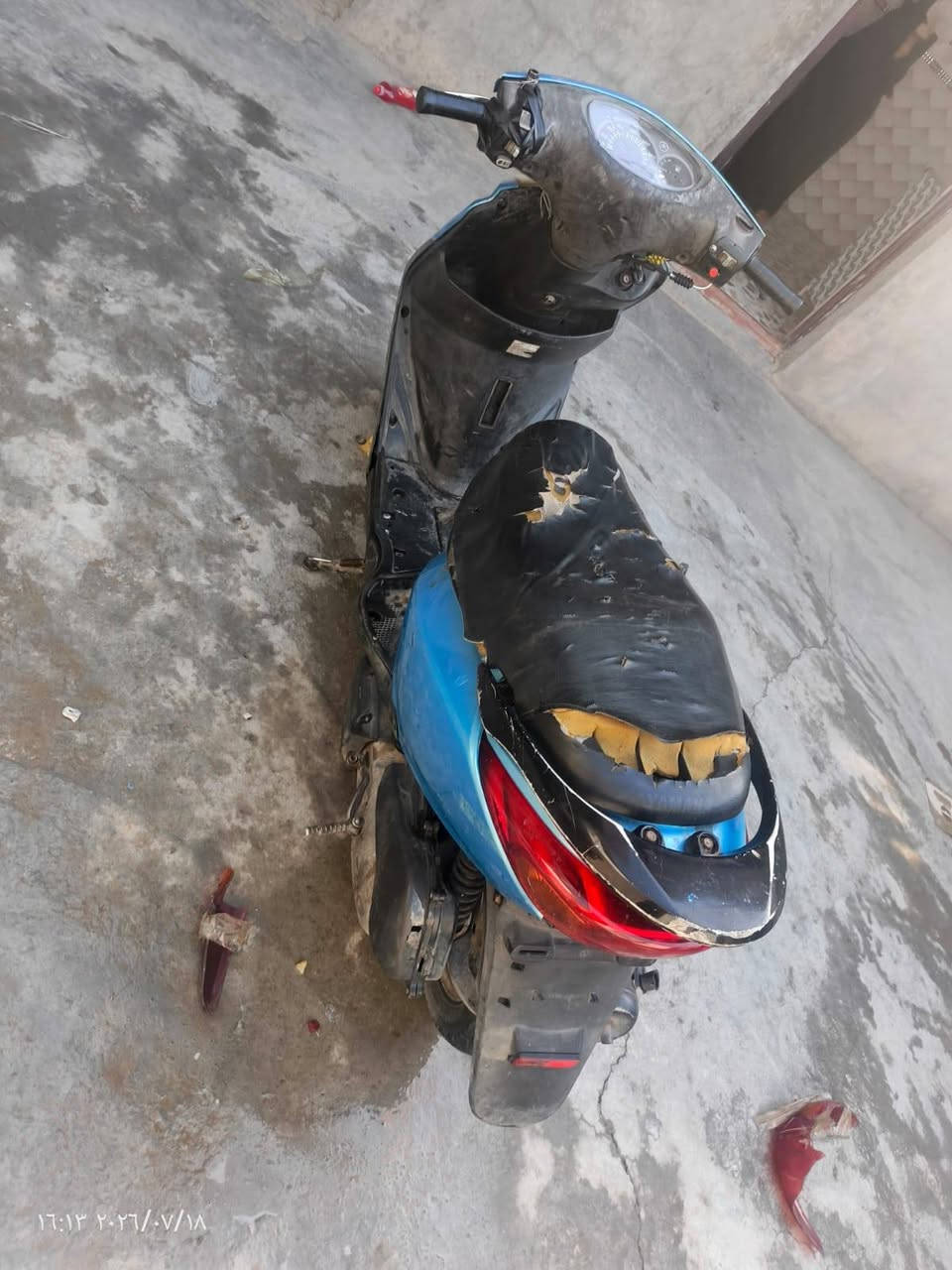 دراجه بريز ياباني مكينه ناعمه زلال شرط معدله 120كفر كله ختم واحد داخل مولح مابيه نقص بس  باتري السعر 350وبيه مجال للطيبن العنوان بغداد تقاطع نهروان الرقم ***********
