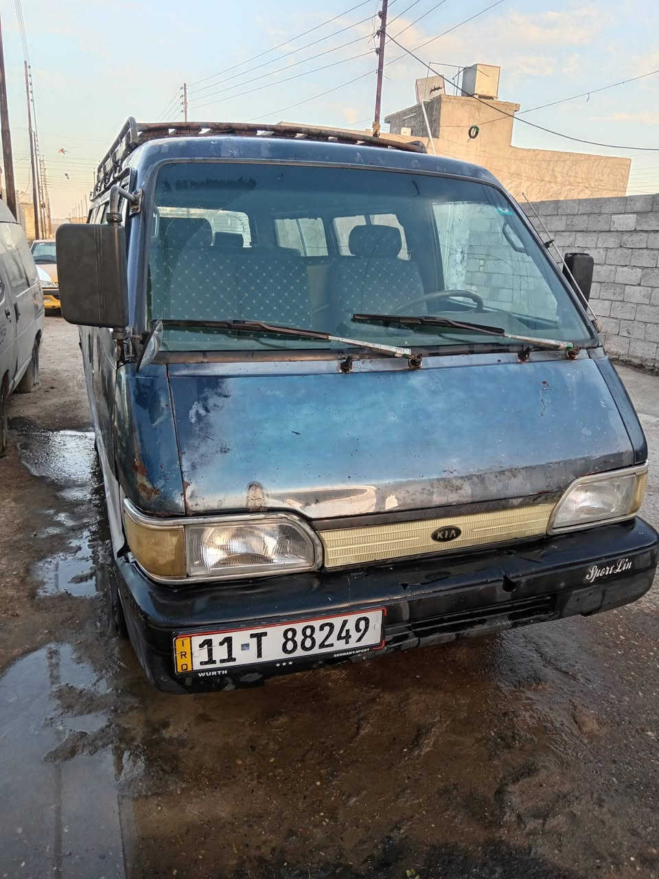 للبيع كيا بستا موديل 94 رقم بغداد حمل مكينه وكير خير من الله كهربائيات كله شغاله تخم تاير جديد باتري و دينمو جديد بور و مشط جديد صدر جديد مكان السياره بغداد السعر ٣٠ وبيه مجال ***********
