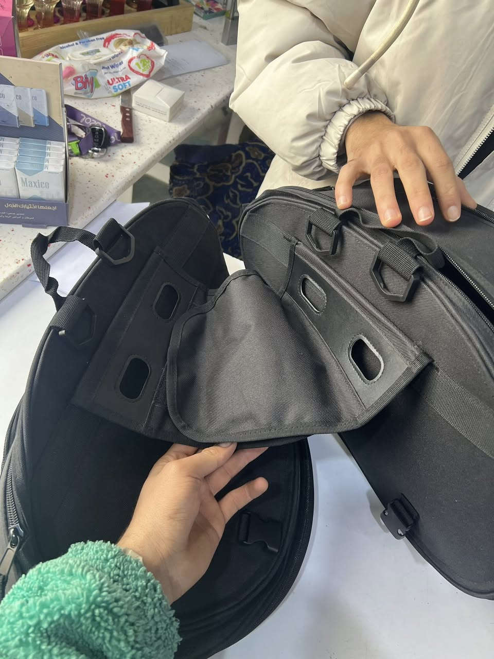 سلام عليكم حقائب رحاله مالت هارلي جيس ما مستخدمات البيع شراي تفضل خاص تدلل  ***********
