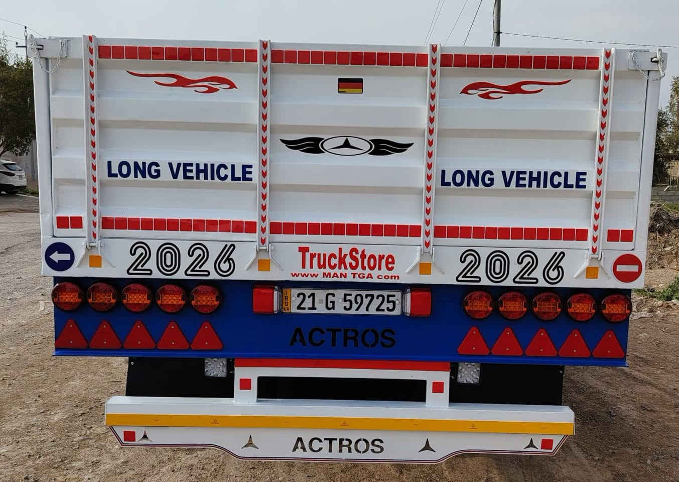 سلام عليكم . عربانه حداديه  للبيع شاصي ١٤ دناكير ١٤ صيني جتف ٧ طول ١٣/٦٠ مكفولة وجاهزه  سعر ١٢٥ عنوان ديالى خانقين   ***********
