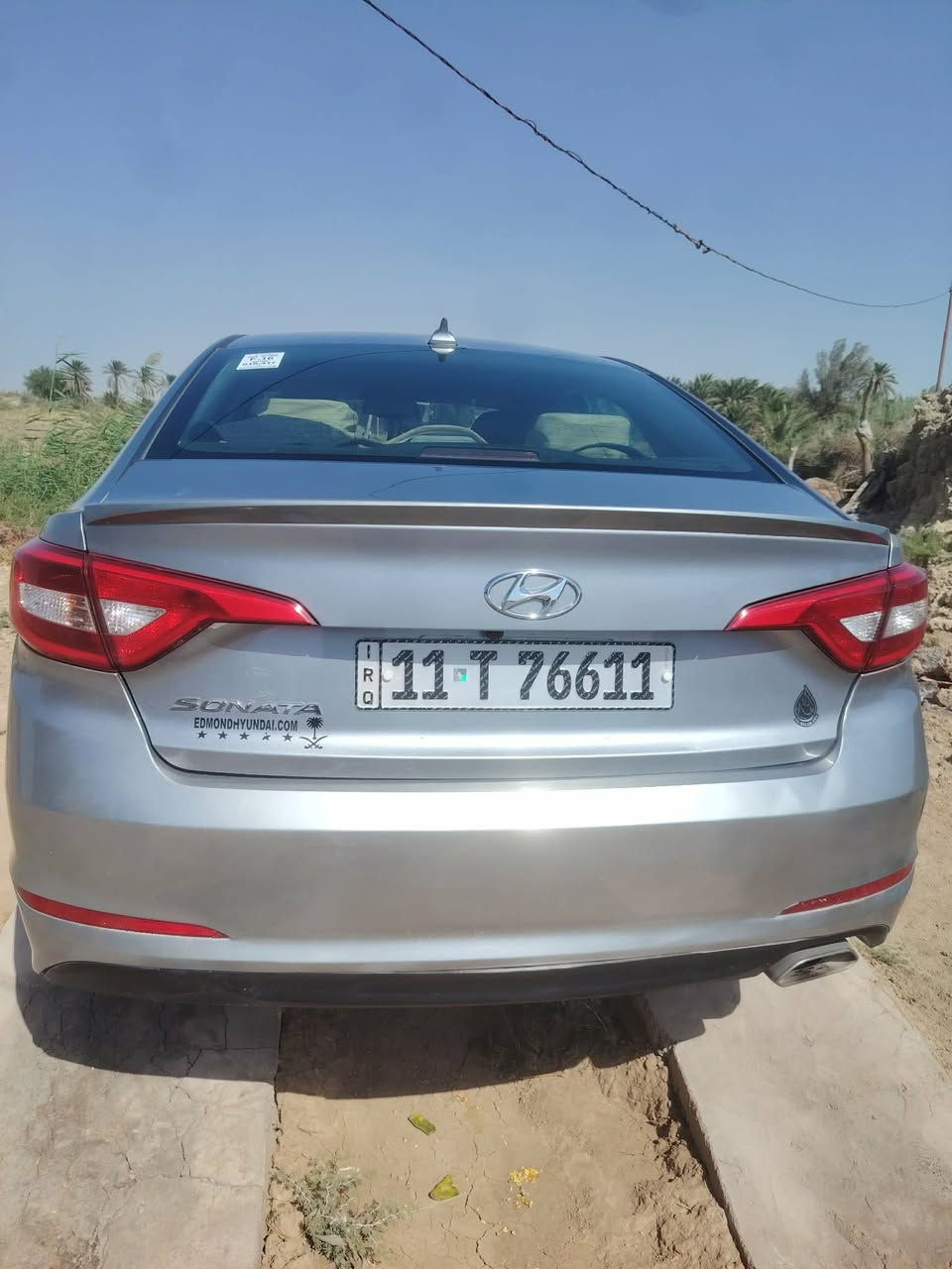 السلام عليكم للبيع سونتا 2017 وارد امريكي    ميكينه 2400  مجفته صارله شهر مشروع وطني رقم بغداد  سياره جاهزه    سياره بسمي  سنويه جديده  العنوان الناصريه السعر 125بيه مجال رقم الهاتف  ***********
