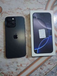 ايفون 16 برو ماكس الذاكره  256 البطاريه 100 ضمان ماستر ما مبدل بي أيشي...