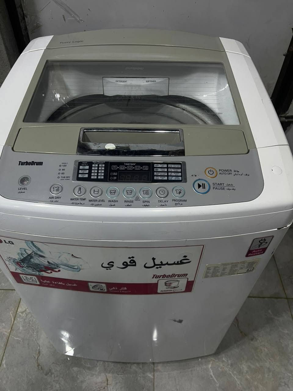 *غسالة LG أوتوماتيك 16 كيلو ✨*
*TurboDrum*

نظيفة جدا درجة اولى شرط الفحص 💯
شغالة 100% - غسل + شطف + تنشيف فول
تتميز بحوض غسيل من الفولاذ المقاوم للصدأ - جاهزة للاستخدام مباشر
باب فوك - بلادي ما داخله تصليح 

*السعر : [ 200]*الف وبي. مجال
للشراي الجاد مراسلة خاص .*********** واتساب
