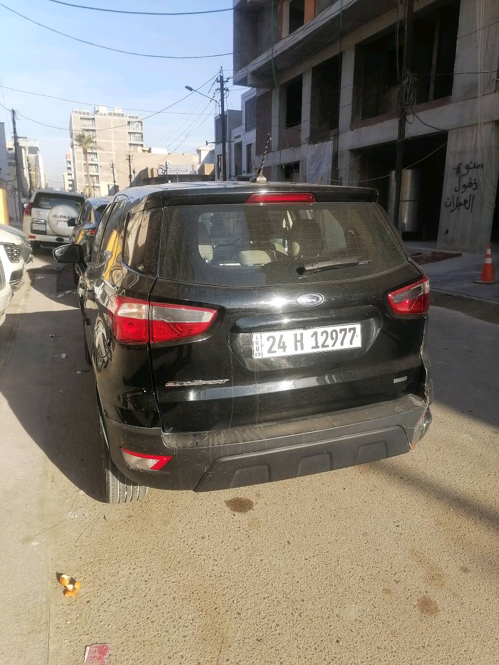 سياره فورد ايكو سبورت حادثها خلفي وارد أمريكي وكاله باسمي ماشيه 95 مكانها دورة رقم دهوك لونها اسود للاستفسار ع رقم متواجده ع واتساب 