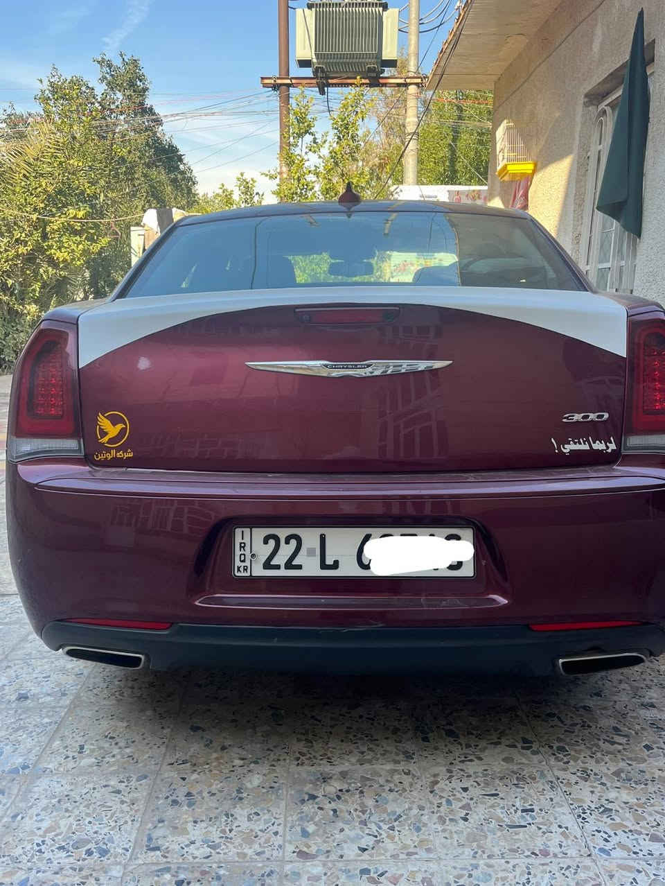 السلام عليكم ورحمة الله 
كرايسلر موديل 2019
رقم أربيل بأسمي 
حادثها بنيد وجاملغ صفحة السائق
والبابين صفحة اليمين بأمريكا 
السعر 187 $

استفسار اكثر ع خاص 
المكان بغداد 
***********
