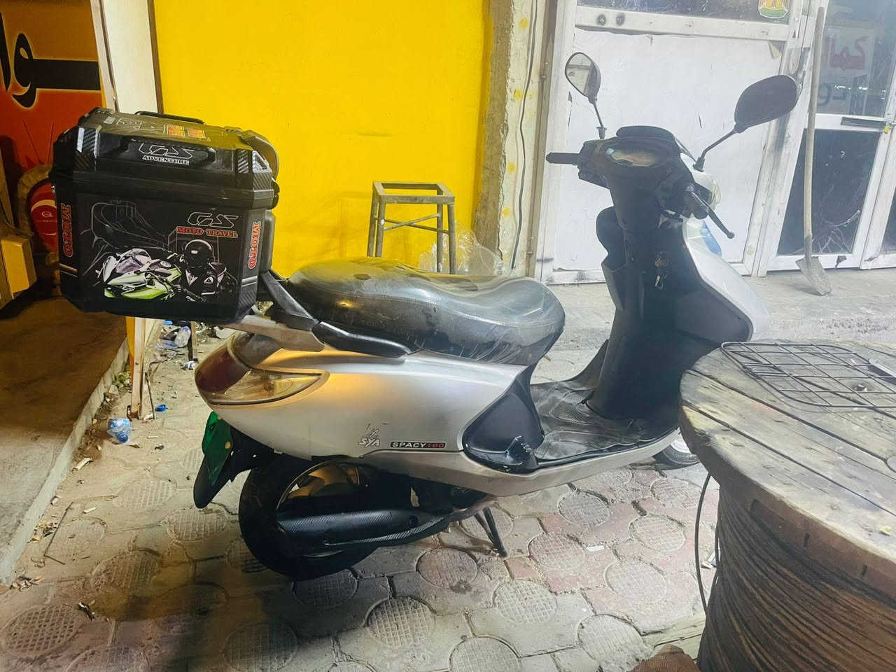 سلام عليكم درجة سبيسي كوري محرك خير من الله السعر 550بيه مجال العنوان بعقوبه الرقم الهاتف***********
