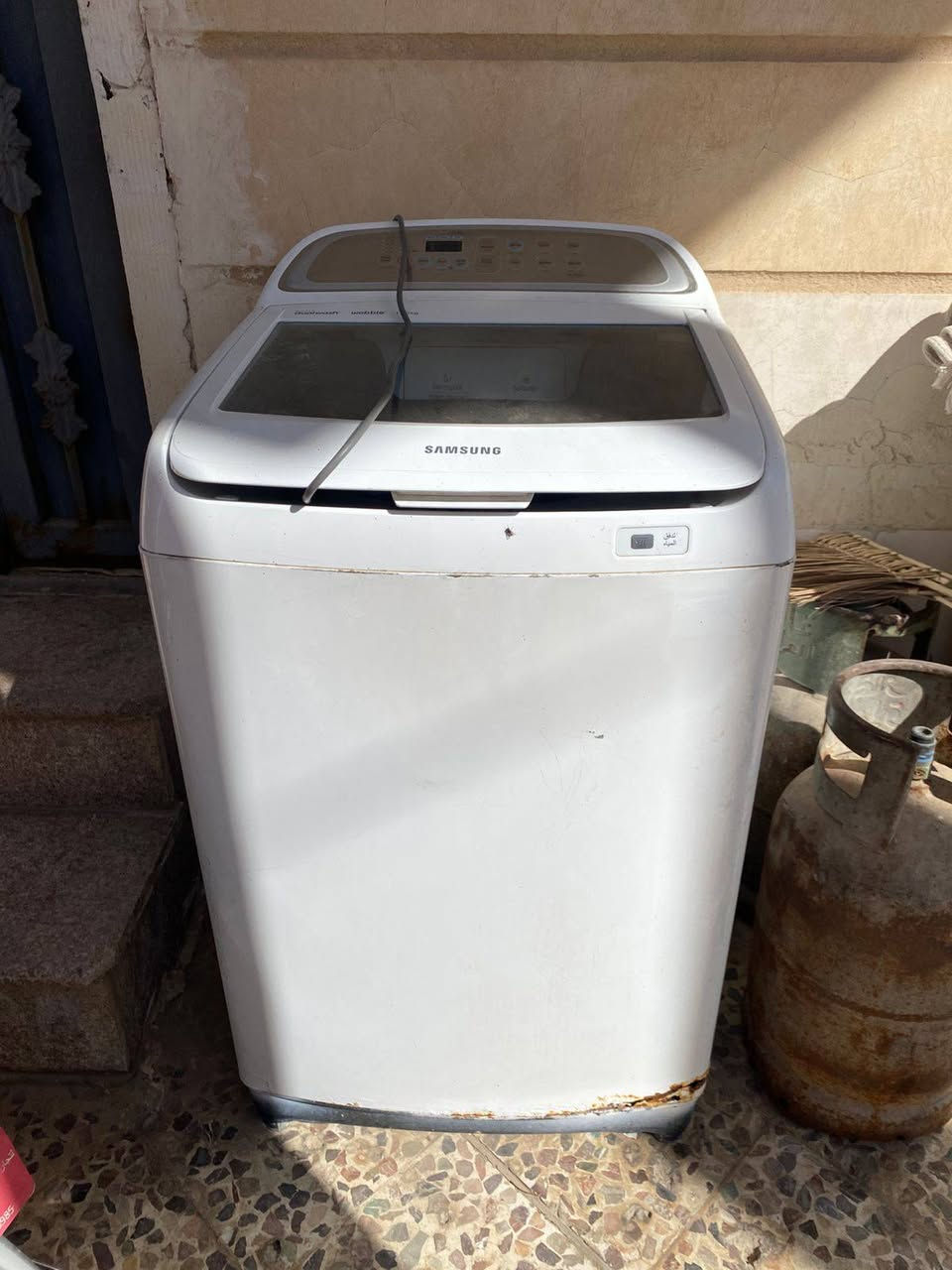 مكلف بالنشر… غساله اوتماتيك نوع سامسونك كوريه الاصلي عشره كيلو شغاله عالشرط .شويه بيهه خياس بالبليت كما موضح بالصوره السعر ب125 الف .رقم صاحب الغساله ‏‪0780 136 9699‬‏ السماوا, المثنى

