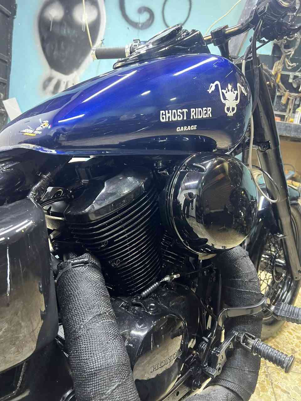 Honda shadow 400cc 💙
Ghost Rider ⚜️

***********☎️
