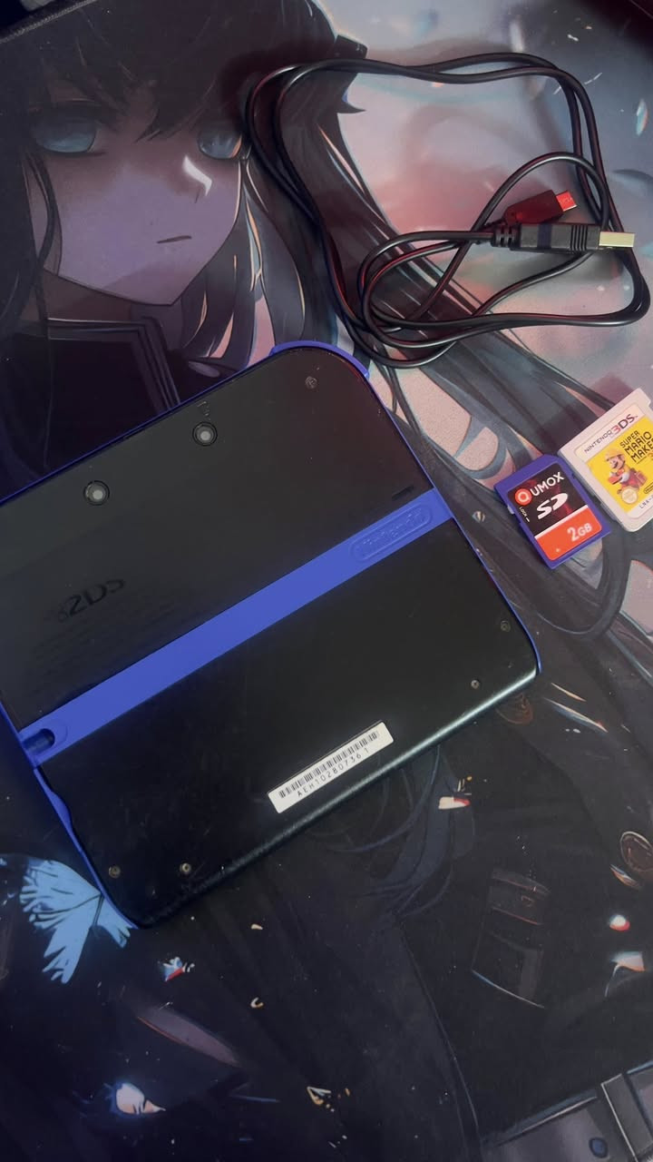سلام عليكم
NINTENDO 2DS - نيتيندو 2 دس اس 
جهاز نضافته 90‎%‎ بي بعض الخدوش ولكن جميع لأزرار مفحوصه وشغاله لكامرات سليمة ويا لعبه ماريو ميكر ومهكر ويا شاحنة ورام
السعر 90 
مكاني بغداد وتوصيل موجود


**إذا كنت صاحب هذا الإعلان وتريد حذفه لأي سبب، رجاءا أرسل رسالة إلى الدعم الفني**