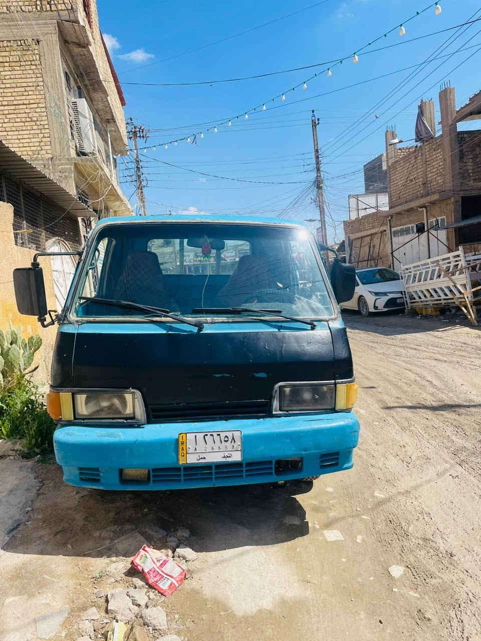 السلام عليكم
كيه بنكو موديل ٩٥تخم تاير جديد
صدر خلفي امامي جديد
كهربائيات شغاله كلهن
رقم نجف مشروع وطني
مكينه بيهه خيط بخار
السعر ٤٠وبيهه مجال للشراي
العنوان بغداد سبع البور
رقم /***********
ما متواجد ماسنجر
