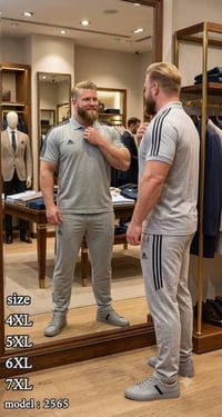 تراك رجالي • مقاس 4XL-7XL • قماش توفليس مكرو