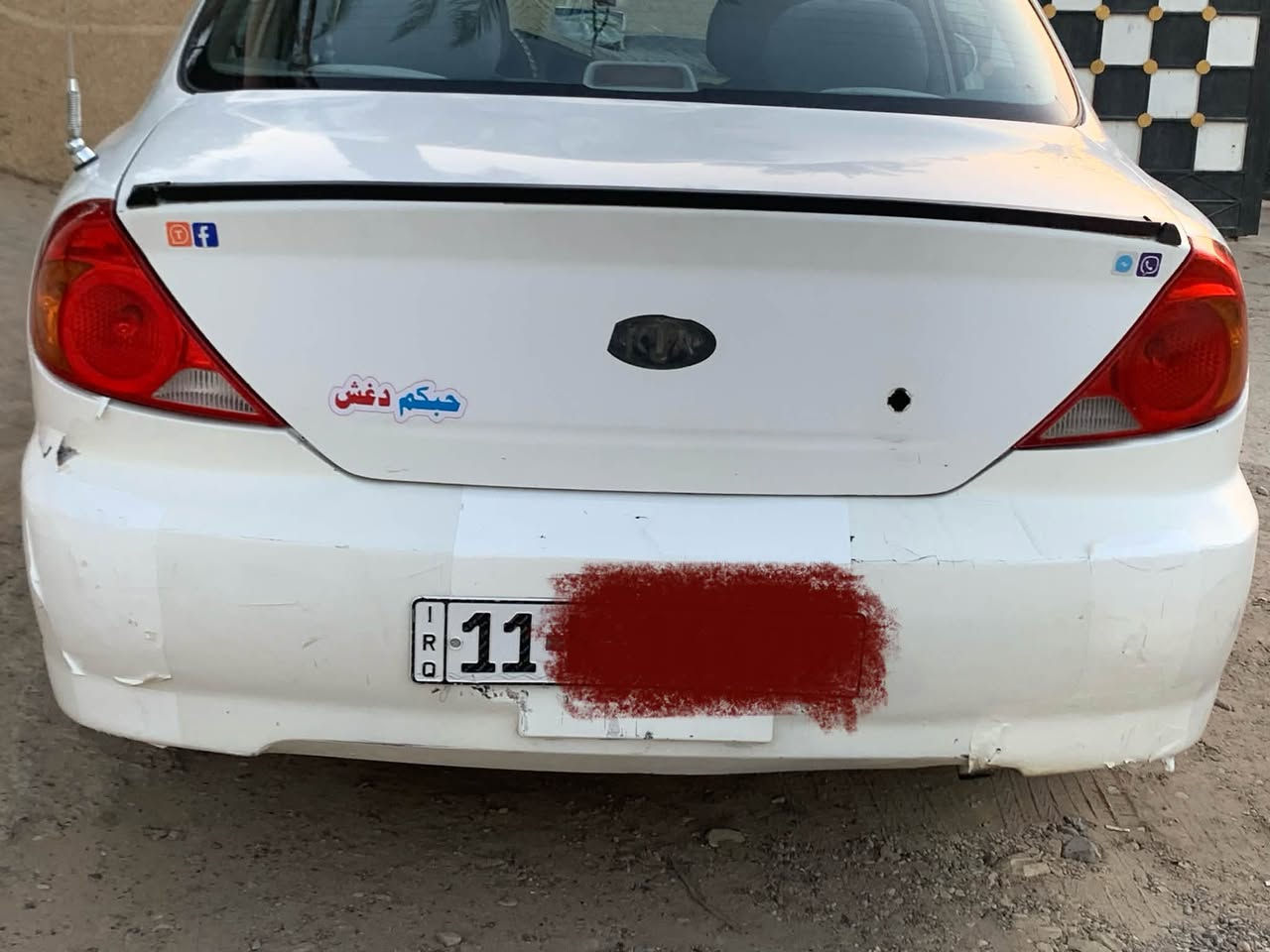 السلام عليكم
سبكترا 2002 للبيع رقم بغداد باسمي مكينه 1600 لا تنقيص ولا تبخير صدر جديد تخم تاير جديد و باتري جديد وتبريد شغال ثلج  مكاني بغداد التاجي مقابل منشأة نصر السعر 38 و بيها مجال بسيط *********** و ***********
