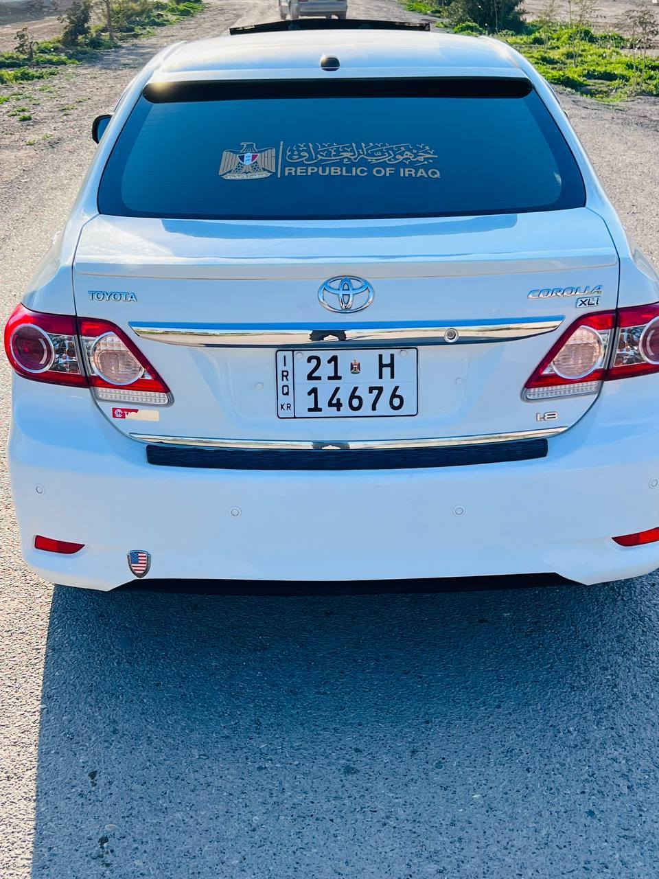 البيع كورلا 2013 خليجي
سياره مكفوله كفاله عامه 

محرك وكير بشرط كفاله عامه     

            تخم تاير جديد ...

6سستم مظخم سماعات.                      رقم سليمانيه.... انكليزي...

            هزه براد جديد دوشمه سياره فول 

سياره بسمي شرط تحويل بنفس اليوم سنويه 2030

                كيلو متر 125سياره جديده كلش     

محرك 1800.          صدر جديد ..    

               سياره 155بيه مجال شي قليل .. مو شراي أبر منشور

***********.     مكان سياره صلاح الدين قضاء بلد
‏‪***********‬‏
